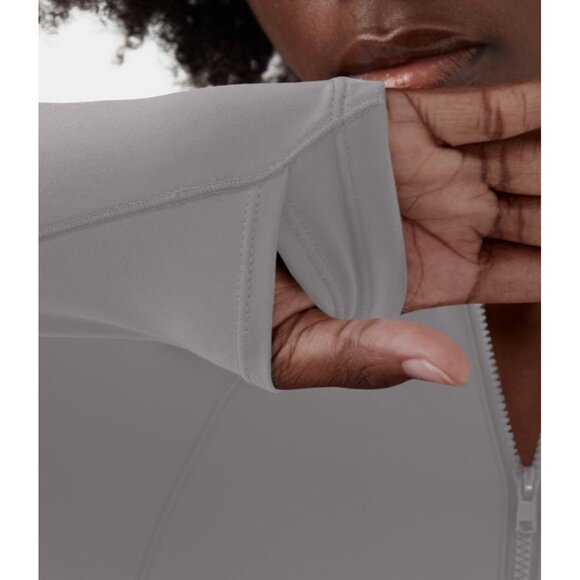 Halara Half Zip Long Sleeve Cropped Active Workout Shirt Sz Large Womens Gray - Picture 10 of 15